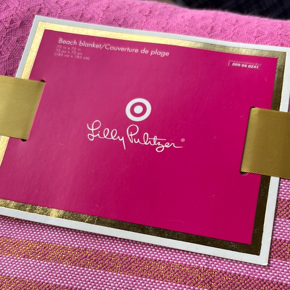 Lilly Pulitzer Pink Beach Blanket